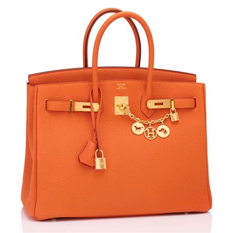 Hermes orange bag